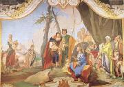 Giovanni Battista Tiepolo Rachel Hiding the Idols from her Father Laban (mk08) Germany oil painting artist